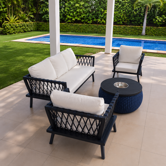 Conjunto Living Premium em Corda Náutica