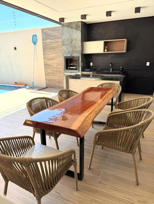 Conjunto Mesa Pranchão com Poltronas – Promoção Especial