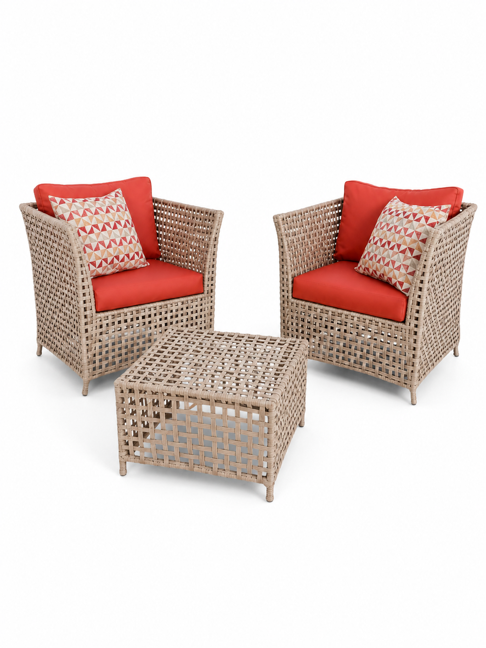 Conjunto Garden Premium com 2 Poltronas e Mesa de Apoio
