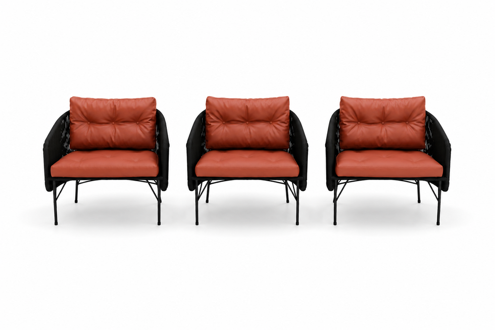 Poltrona Terra em Corda Náutica – Design Moderno e Sofisticado