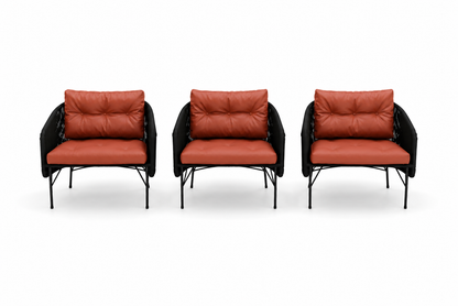 Poltrona Terra em Corda Náutica – Design Moderno e Sofisticado