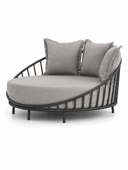 Chaise Marii em Tecido Marítimo – Conforto e Sofisticação para Área Externa